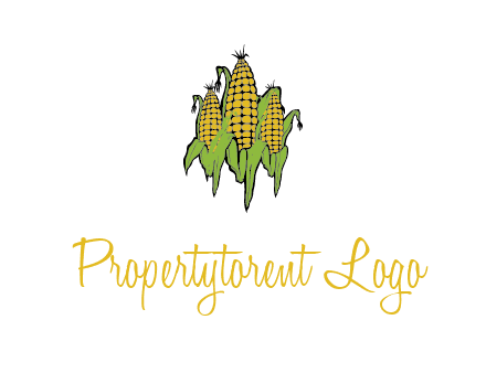 corn on cobs agriculture graphic