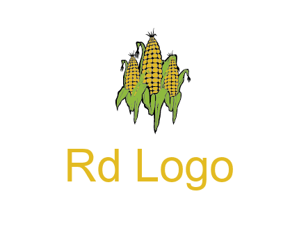 corn on cobs agriculture graphic