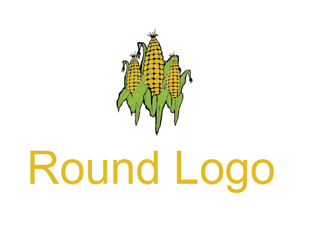 corn on cobs agriculture graphic