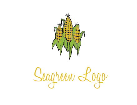 corn on cobs agriculture graphic