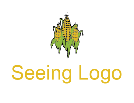 corn on cobs agriculture graphic