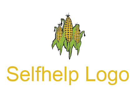 corn on cobs agriculture graphic