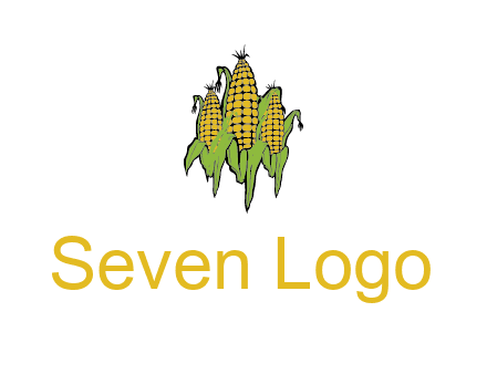 corn on cobs agriculture graphic