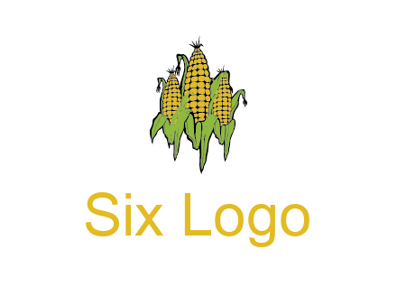 corn on cobs agriculture graphic