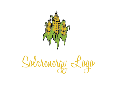 corn on cobs agriculture graphic