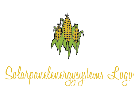 corn on cobs agriculture graphic