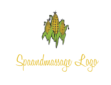 corn on cobs agriculture graphic