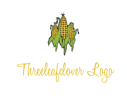 corn on cobs agriculture graphic