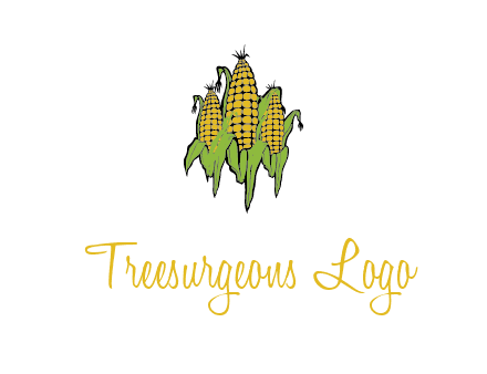 corn on cobs agriculture graphic