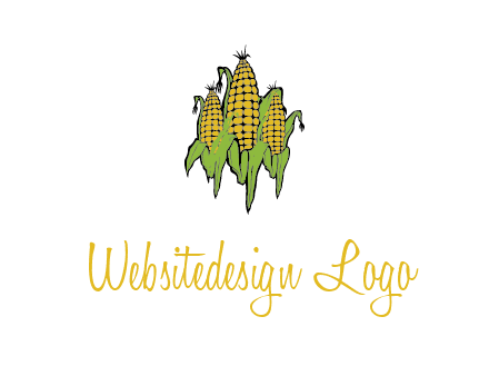 corn on cobs agriculture graphic