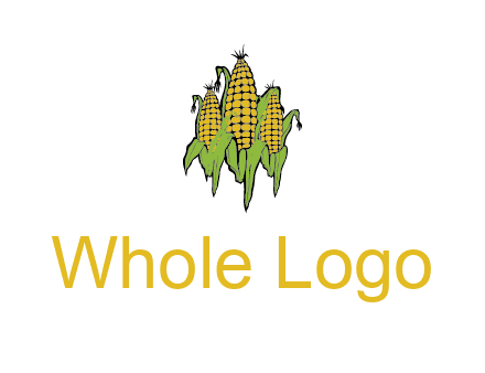 corn on cobs agriculture graphic
