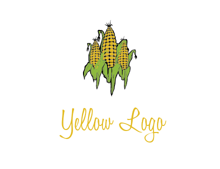 corn on cobs agriculture graphic