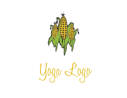 corn on cobs agriculture graphic