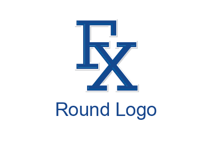 letter F and letter X joined together
