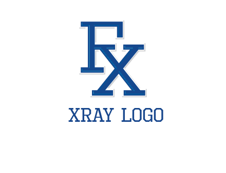 letter F and letter X joined together