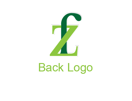 letter F in between letter Z