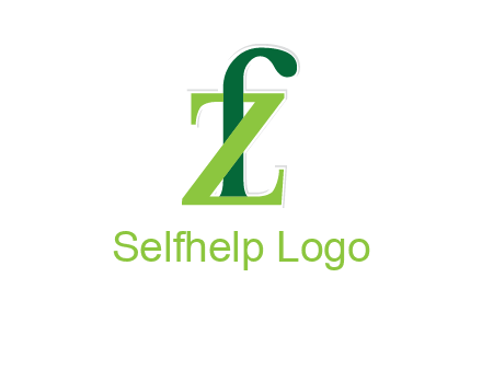 letter F in between letter Z