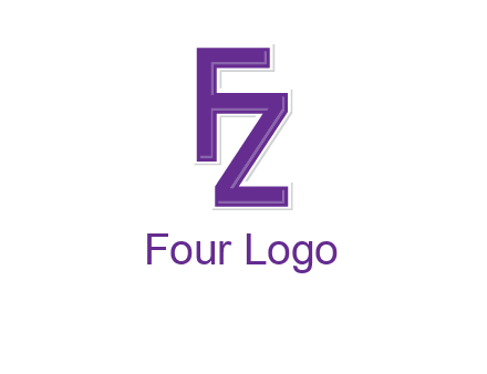letter F joined with letter Z