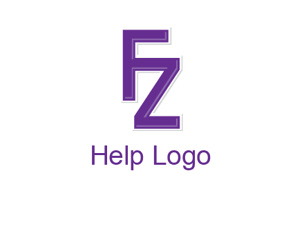 letter F joined with letter Z