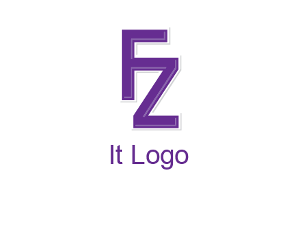 letter F joined with letter Z