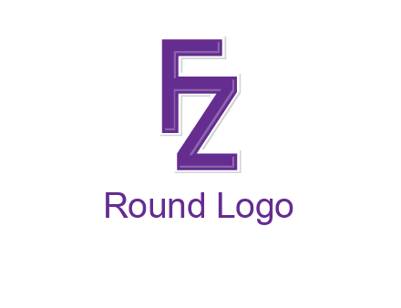 letter F joined with letter Z