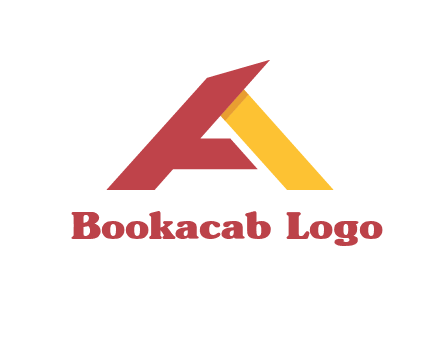 abstract letter a logo