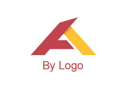 abstract letter a logo