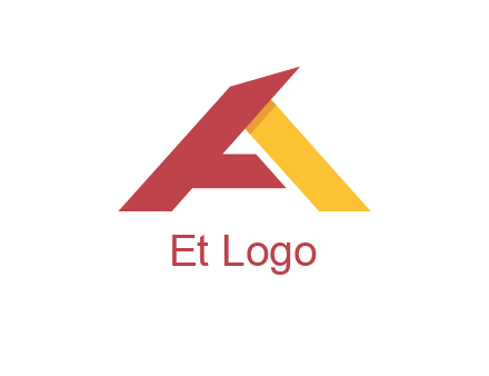 abstract letter a logo