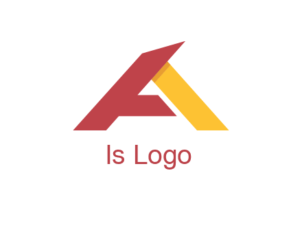 abstract letter a logo