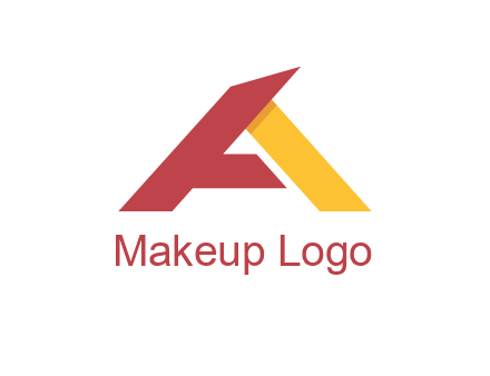 abstract letter a logo