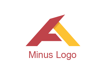 abstract letter a logo