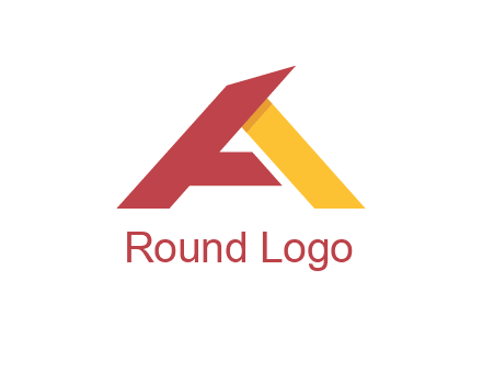 abstract letter a logo