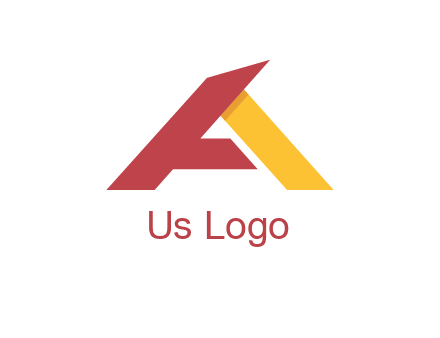 abstract letter a logo