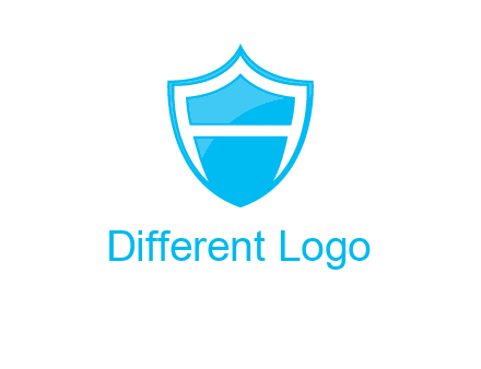 letter a inside the shield logo