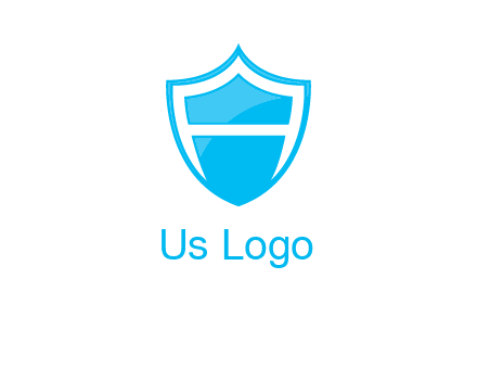 letter a inside the shield logo