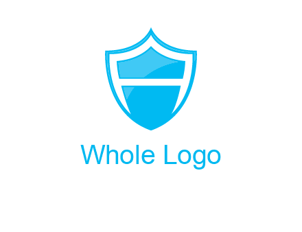 letter a inside the shield logo