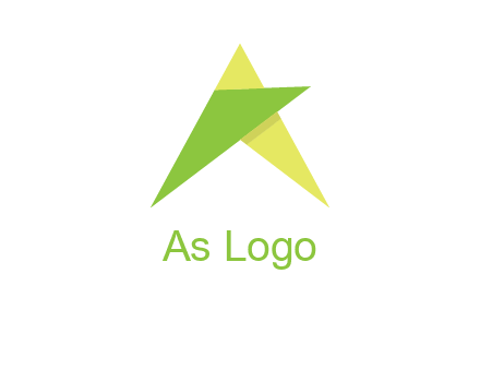 abstract letter a logo