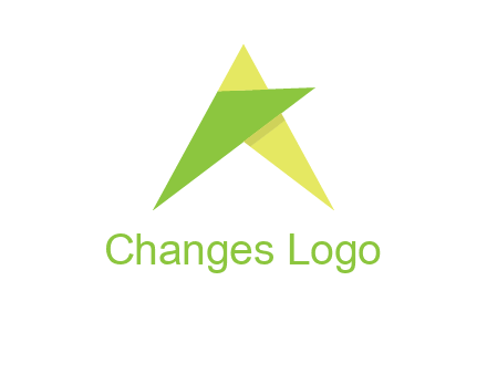 abstract letter a logo