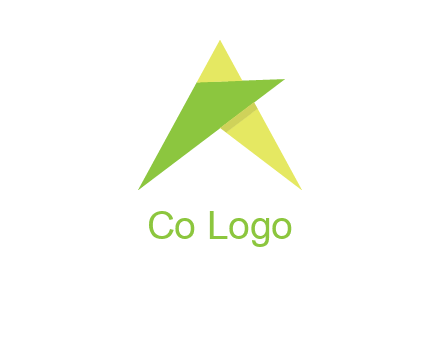 abstract letter a logo