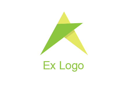 abstract letter a logo
