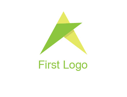 abstract letter a logo