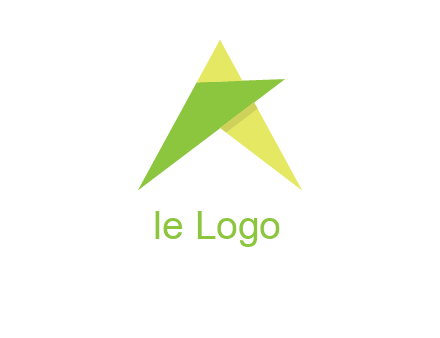 abstract letter a logo