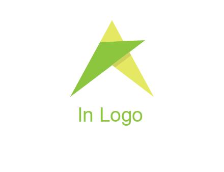 abstract letter a logo