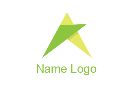 abstract letter a logo