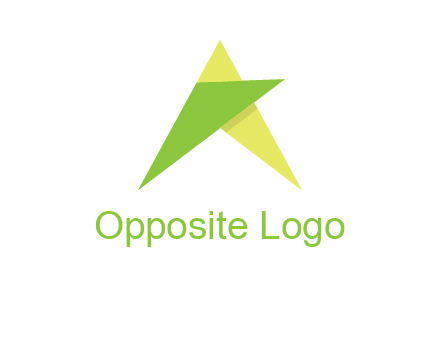 abstract letter a logo