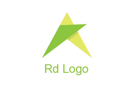 abstract letter a logo