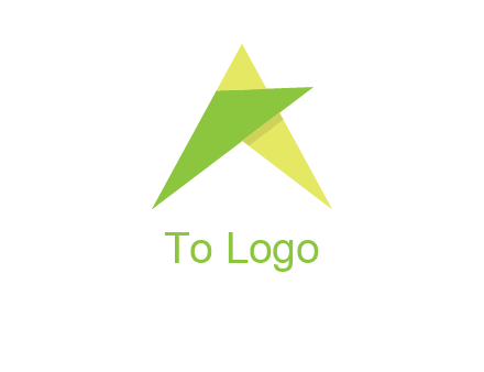 abstract letter a logo