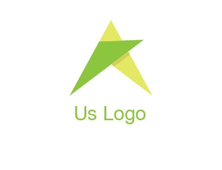 abstract letter a logo