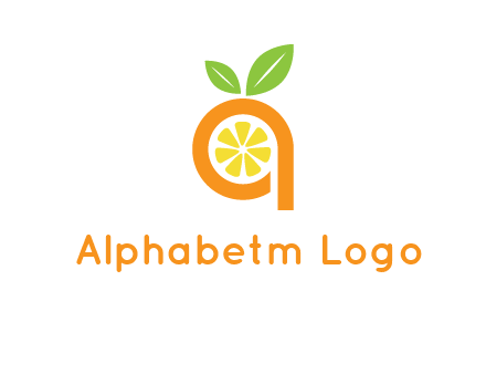 orange incorporated with letter a logo