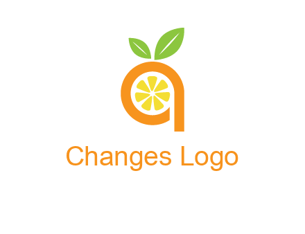 orange incorporated with letter a logo
